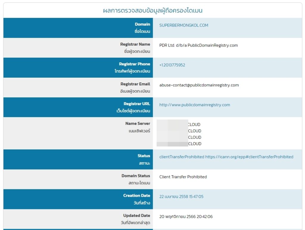 Domainเวป Superbermongkol